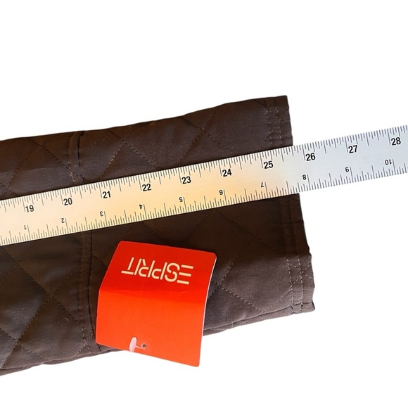 NWT Espirit Women's Brown Quilted Parka Jacket Size XL - Picture 14 of 15